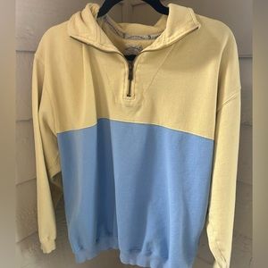 Original Island Sport Women’s 2-Toned 1/4 Zip Activewear Pullover Sweatshirt